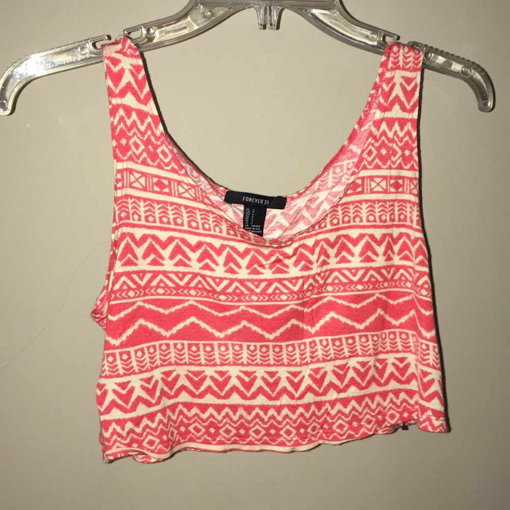 Tribal pattern crop top!